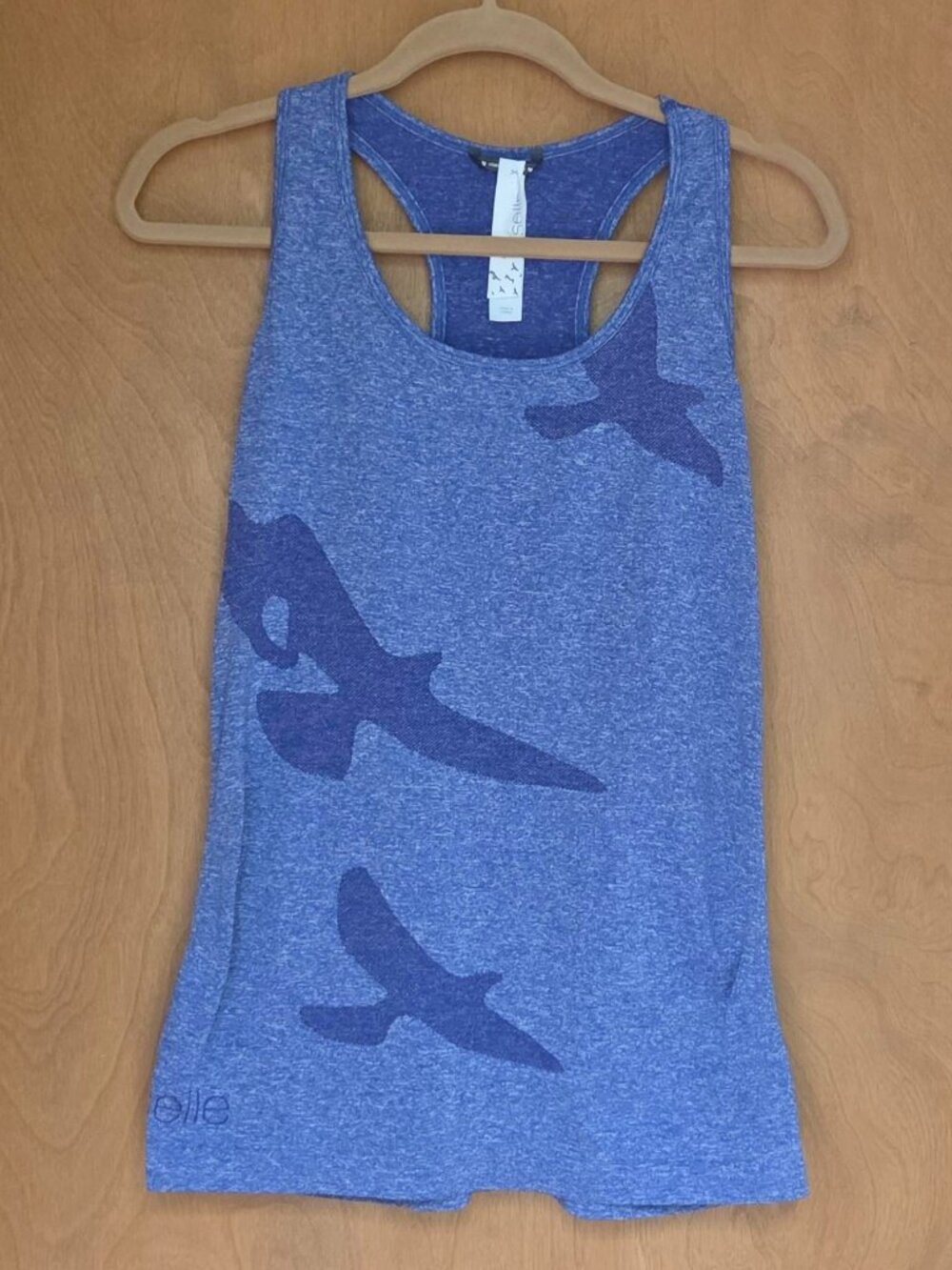 Women's Oiselle Wings Out Purple Racerback Tank Top